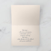 悔やみや弔慰ハイビスカス抽象芸術 カード (内部)