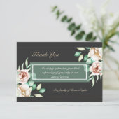 悔やみや弔慰バラサンキューカード サンキューカード (スタンド正面)