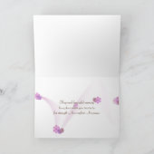 悔やみや弔慰ビーチバラ カード (内部)