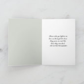 悔やみや弔慰ビーチ機器 カード (内部)