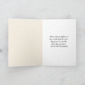 悔やみや弔慰ビーチ機器 カード (内部)