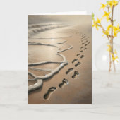 悔やみや弔慰ビーチ機器 カード (黄色い花)