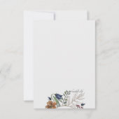 悔やみや弔慰フィールドフラワーズ招待状 招待状 (裏面)