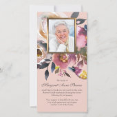 悔やみや弔慰フォトフローラ葬儀サンキューカード サンキューカード (正面)