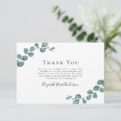 悔やみや弔慰フォトユーカリ葬儀サンキューカード サンキューカード (スタンド正面)