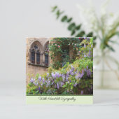 悔やみや弔慰フラットカード (スタンド正面)