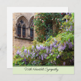 悔やみや弔慰フラットカード