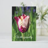 悔やみや弔慰フラットカード サンキューカード (スタンド正面)