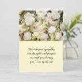 悔やみや弔慰フラットカード シーズンカード (スタンド正面)