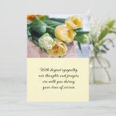 悔やみや弔慰フラットカード シーズンカード (スタンド正面)