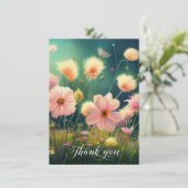 悔やみや弔慰フラワーズインフィールドありがとう サンキューカード (スタンド正面)