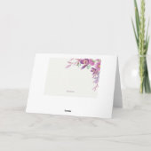 悔やみや弔慰フローラカード カード (裏面)