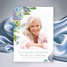 悔やみや弔慰ブルーアジサイフローラ写真葬儀