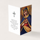 悔やみや弔慰ホリーカードメアリ | 無垢ハート 名刺 (外部)