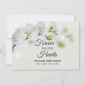 悔やみや弔慰ホワイトランありがとう サンキューカード (裏面)