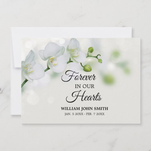 悔やみや弔慰ホワイトランありがとう サンキューカード (裏面)