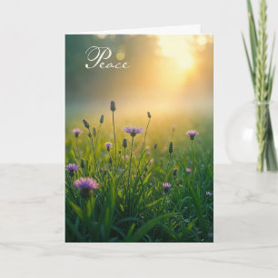 悔やみや弔慰ムラサキヤナギ カード