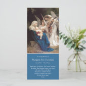 悔やみや弔慰メアリ&エンジェルズ葬儀サンキューカード (スタンド正面)