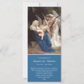 悔やみや弔慰メアリ&エンジェルズ葬儀サンキューカード (正面)