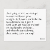 悔やみや弔慰メッセージ ポストカード (裏面)