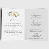 悔やみや弔慰メモリアルエンジェル葬儀サンキューカード