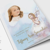 悔やみや弔慰メモリアルエンジェル葬儀サンキューカード