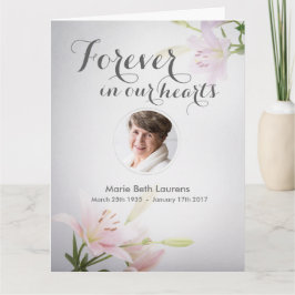 悔やみや弔慰メモリアルサンキューノートカード（写真あり） サンキューカード