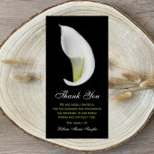 悔やみや弔慰メモリアルサンキューフォトカード – Lily サンキューカード