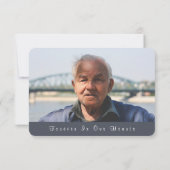 悔やみや弔慰メモリーサンセットライトハウス サンキューカード (裏面)