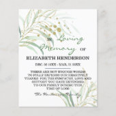 悔やみや弔慰メモリ/ありがとう。 (正面)