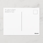 悔やみや弔慰ユーカリ葬儀サンキューカード ポストカード (裏面)