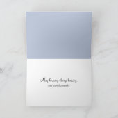 悔やみや弔慰レッド(鳥)ショウジョウコウカンチョウウィンターフェンスで歌う カード (内部)