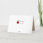 悔やみや弔慰ロスサービスドッグイエローラブラドール カード (裏面)