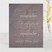 悔やみや弔慰ロスファミリー心地よい悲しみの表現 カード (黄色い花)