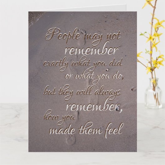 悔やみや弔慰ロスファミリー心地よい悲しみの表現 カード (黄色い花)