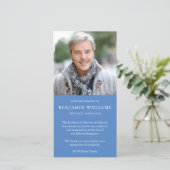 悔やみや弔慰ロス写真マリーン葬儀サンキューカード サンキューカード (スタンド正面)