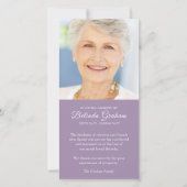 悔やみや弔慰ロス写真メイブ葬儀サンキューカード サンキューカード (正面)