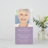 悔やみや弔慰ロス写真メイブ葬儀サンキューカード サンキューカード (スタンド正面)