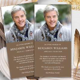 悔やみや弔慰ロス写真素朴葬儀サンキューカード サンキューカード