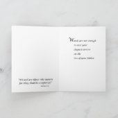 悔やみや弔慰ロズオブファーザーレインボー カード (内部)