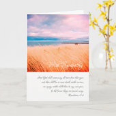 悔やみや弔慰付きクリスチャンのカード カード (黄色い花)