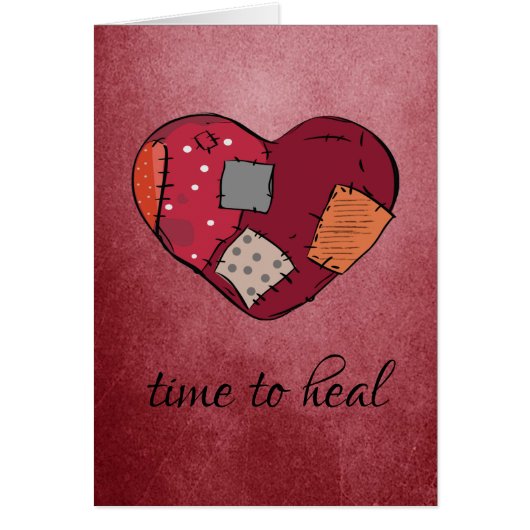 悔やみや弔慰修復ハート (正面)