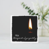 悔やみや弔慰写真カード カード (スタンド正面)