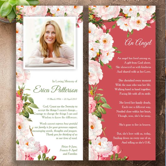 悔やみや弔慰写真葬式サンキューカードの花 招待状