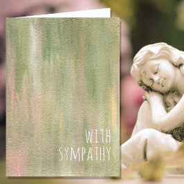 悔やみや弔慰哀悼自然絵画の カード