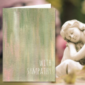 悔やみや弔慰哀悼自然絵画の カード