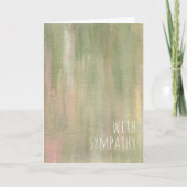 悔やみや弔慰哀悼自然絵画の カード (正面)