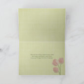 悔やみや弔慰唇 カード (内部)