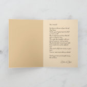 悔やみや弔慰失ったfor Goldendoodle Angel Art カード (内部)