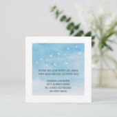 悔やみや弔慰好きな人は行かない遠くに カード (スタンド正面)